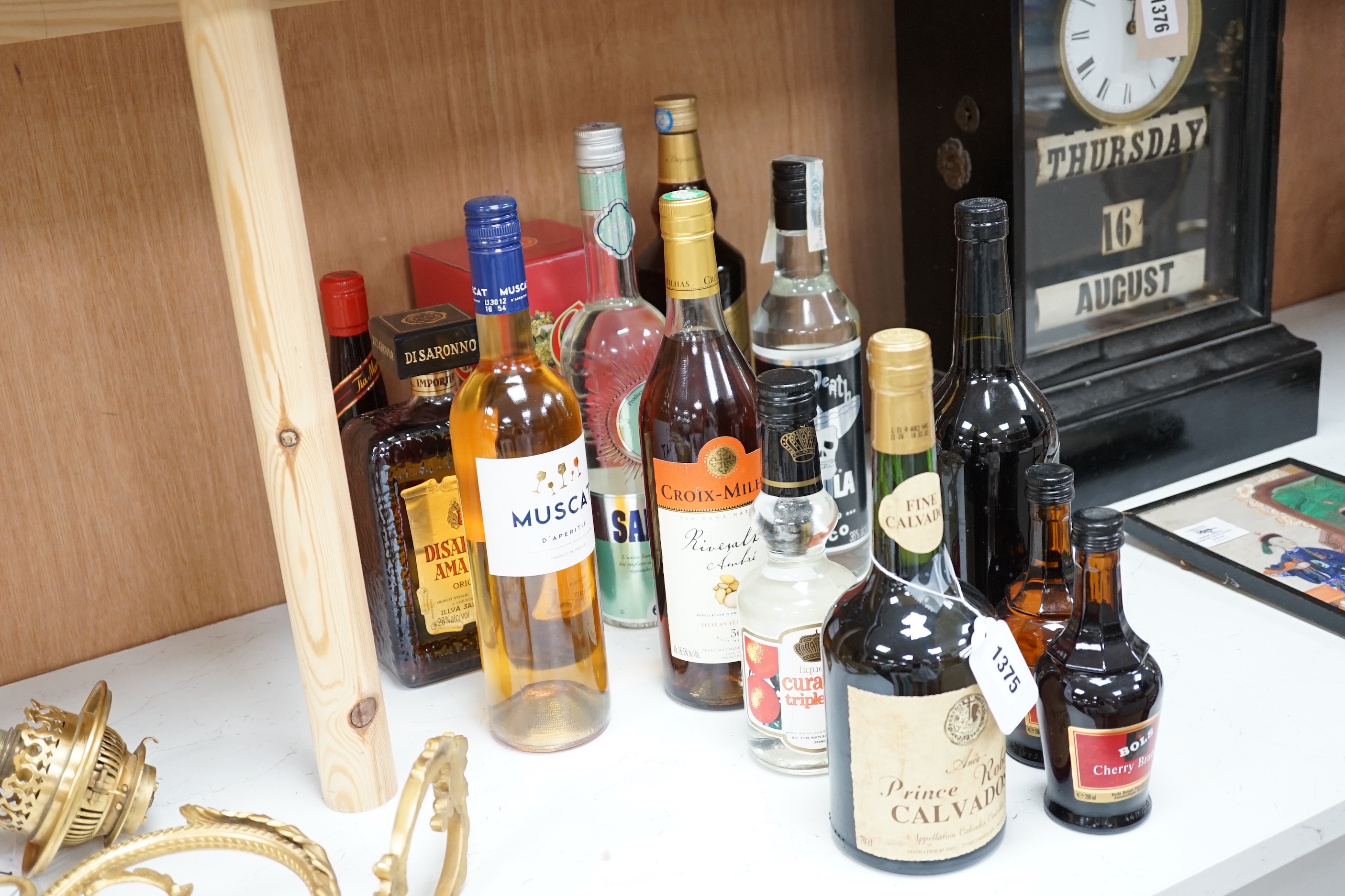 A collection of mixed liqueurs and aperitifs (17)
